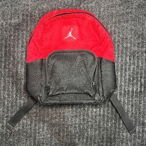 Jordan Red and Black Mini Backpack